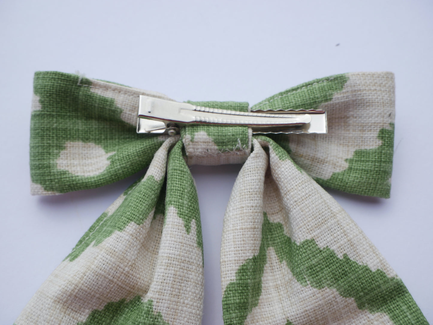 Green Ikat Bow