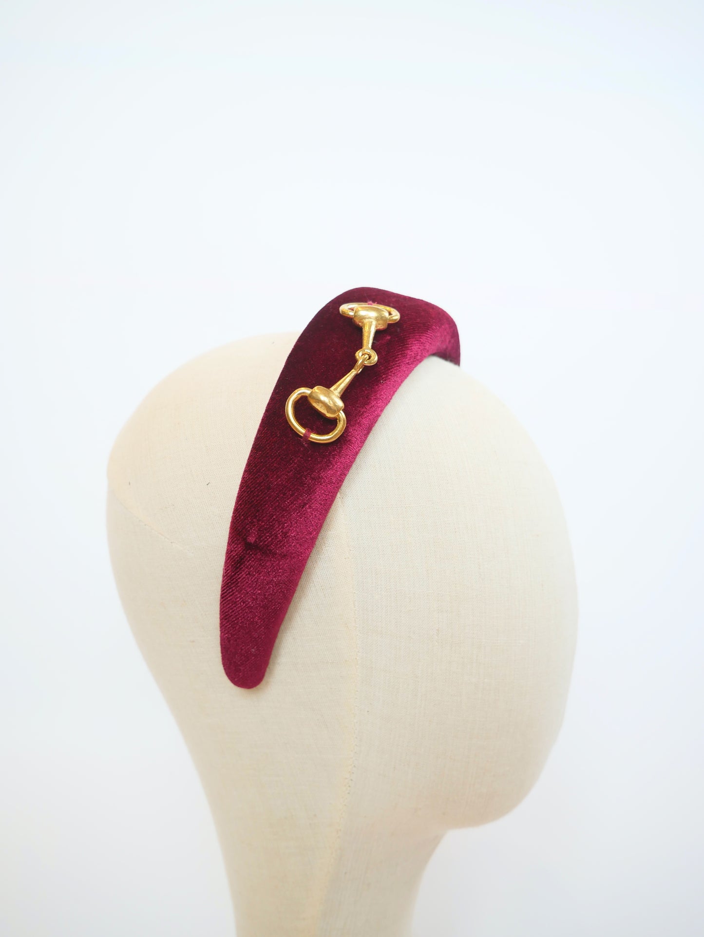 Halo velvet snaffle hairband