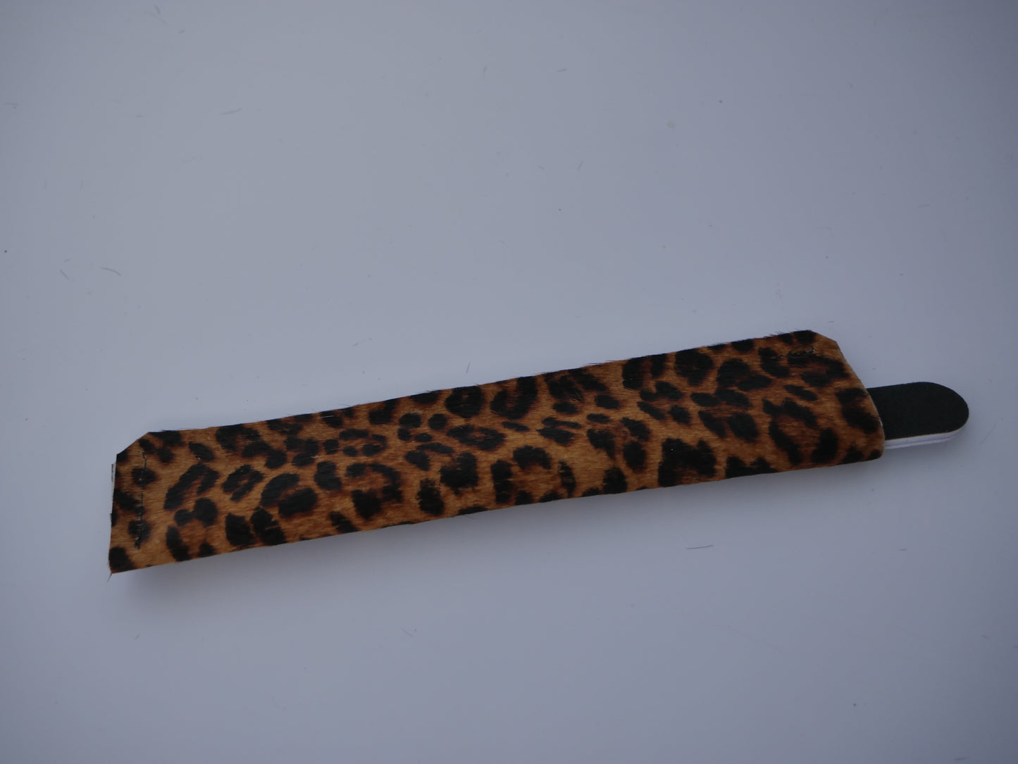 The Longleat Nail File case - hair on hide animal print