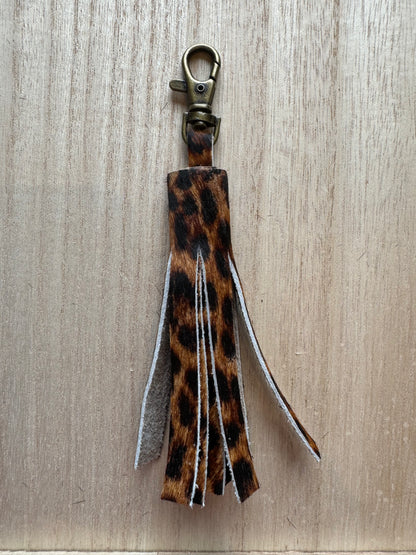 Leather Tassel Keyring