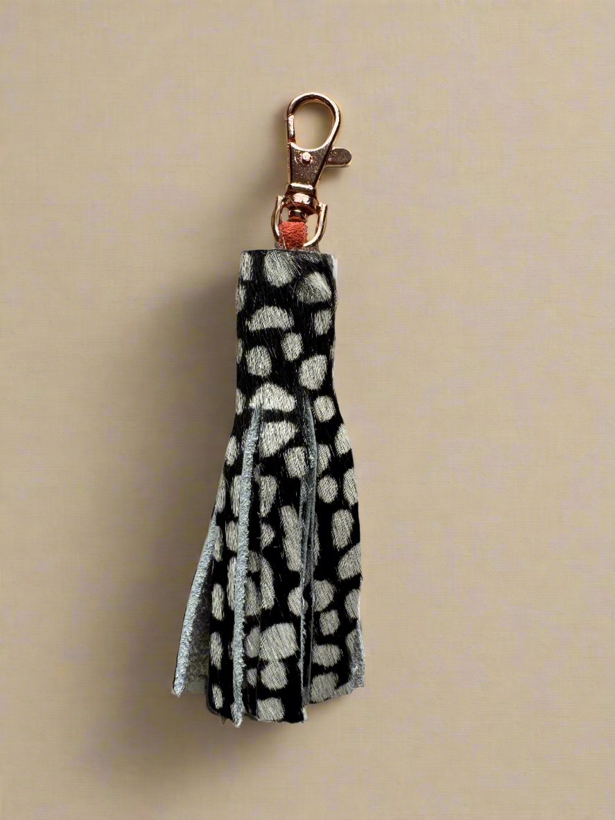 Leather Tassel Keyring