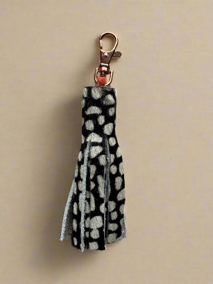Leather Tassel Keyring